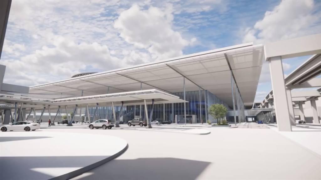 Rendering of building